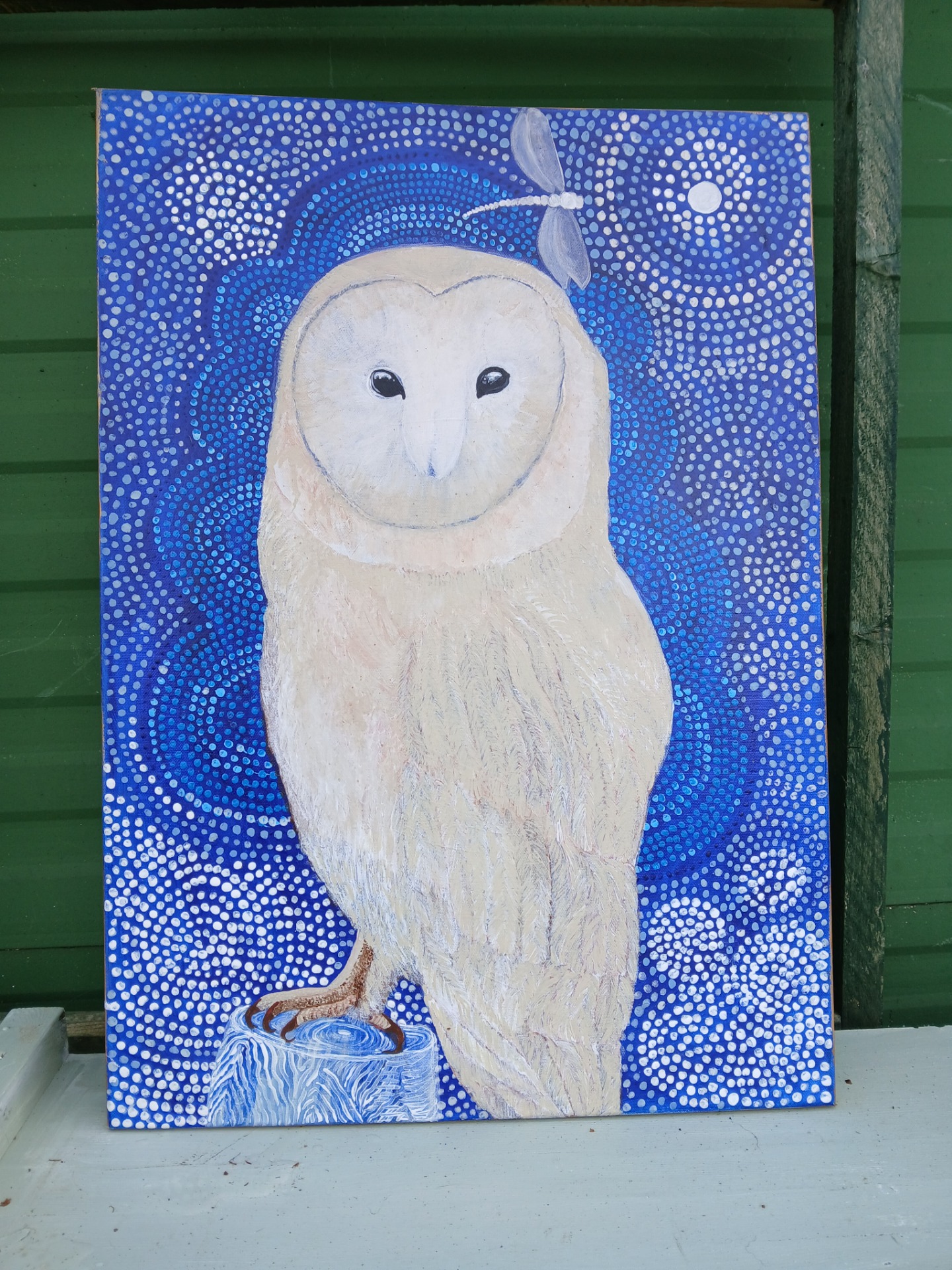 White Owl Spirit Animal by Irish Author Sandra Nelson